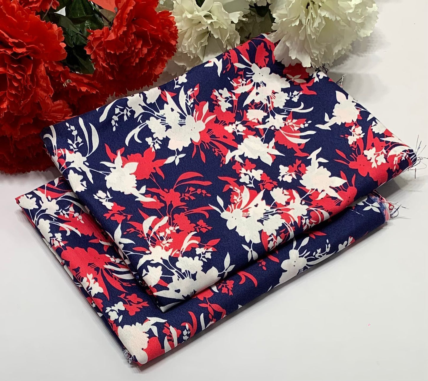 2Pc All Over Printed Cotton Dress