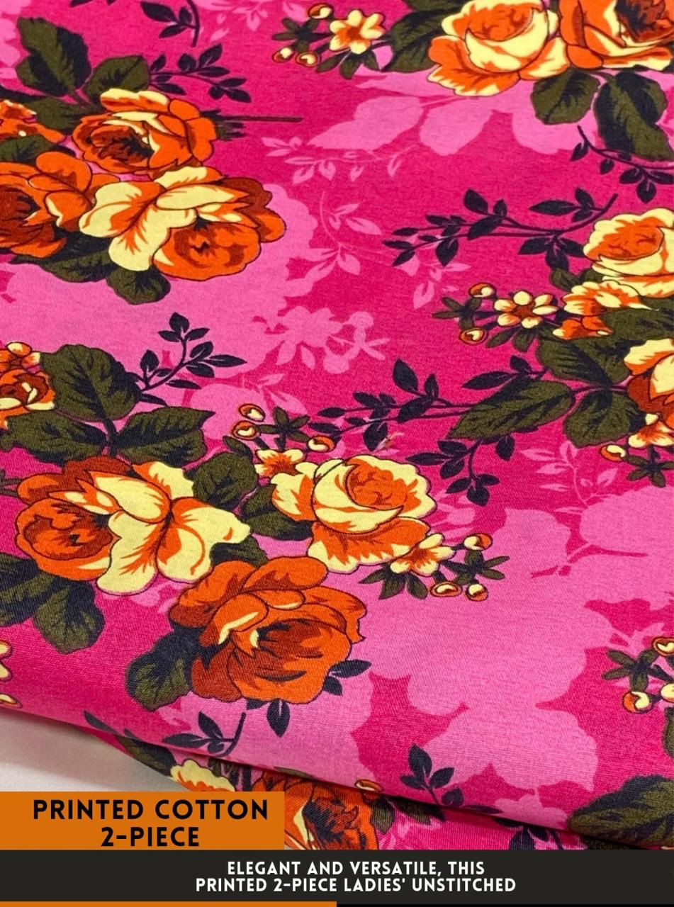 2Pc All Over Printed Cotton Dress
