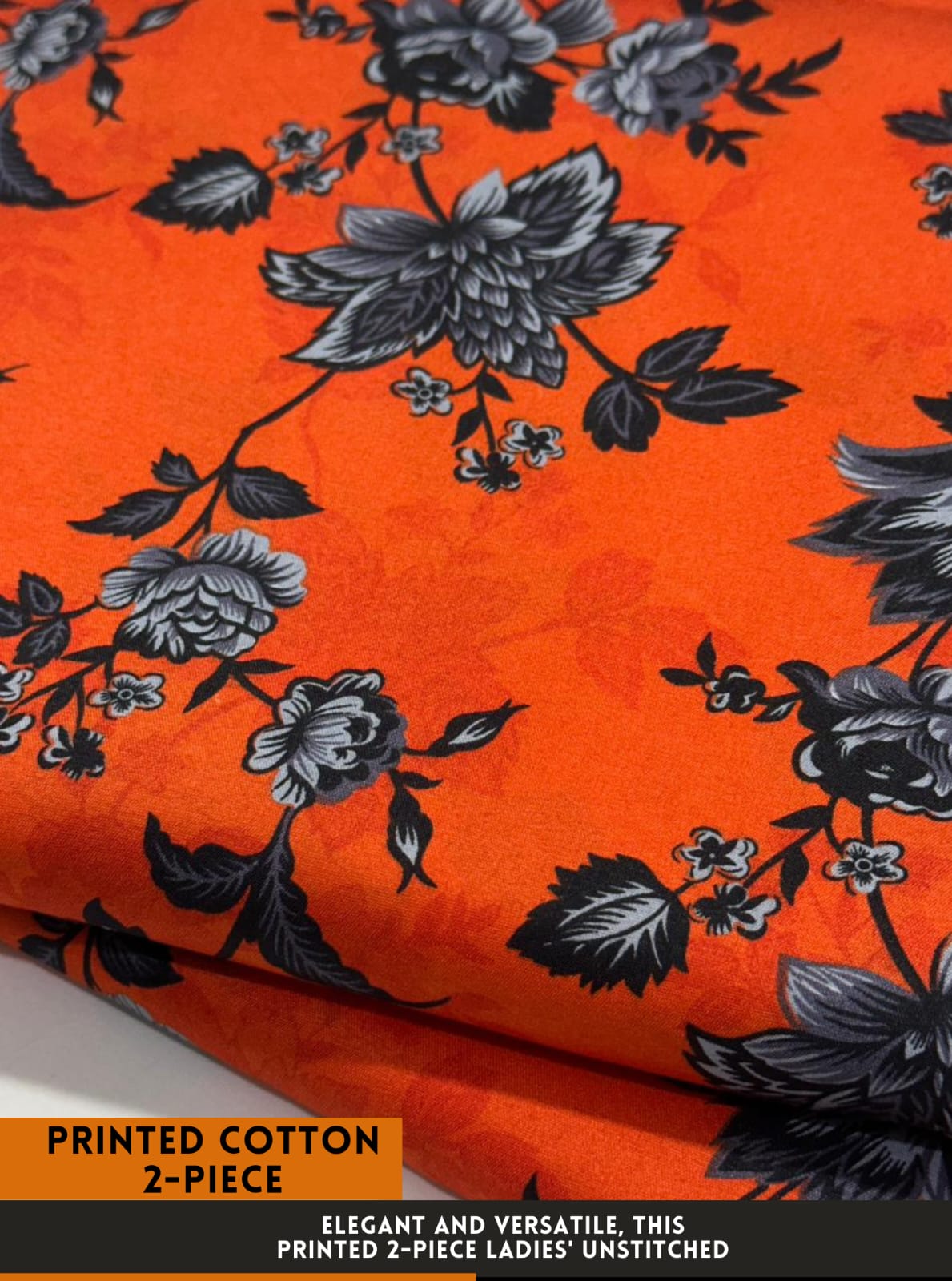 2Pc All Over Printed Cotton Dress