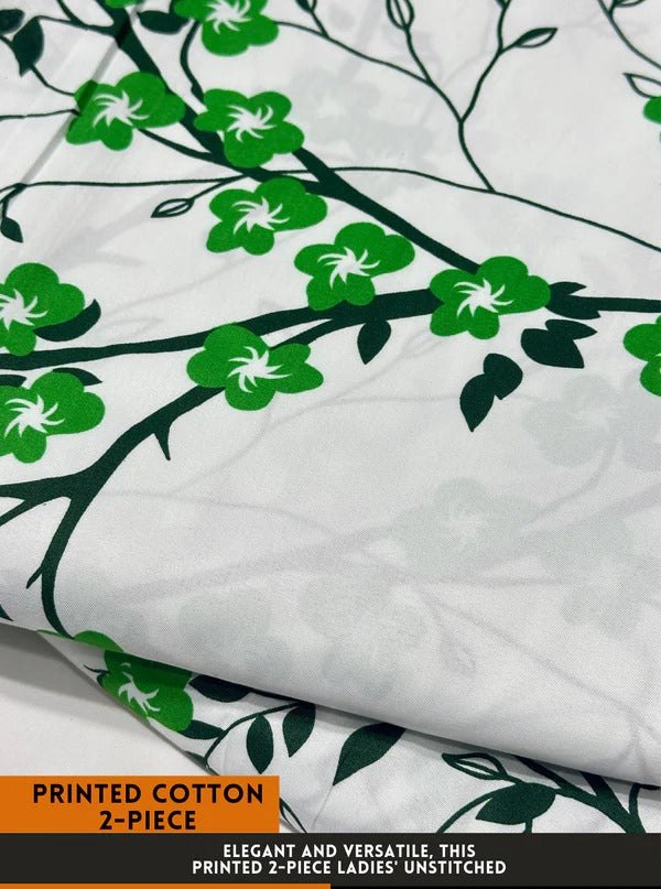2Pc All Over Printed Cotton Dress