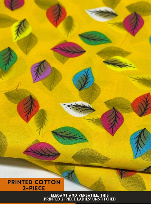 2Pc All Over Printed Cotton  Dress