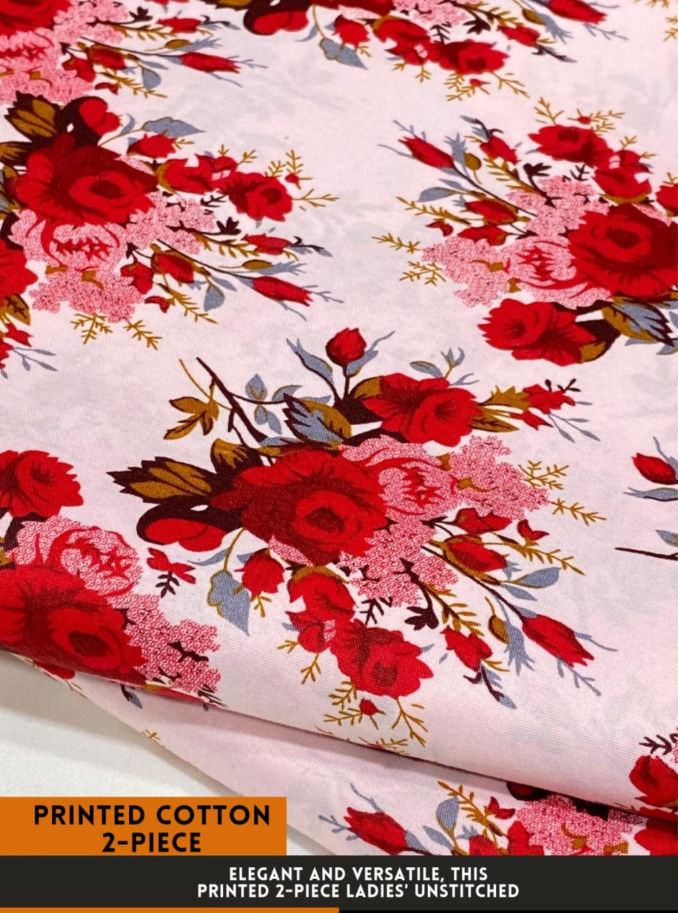 2Pc All Over Printed Cotton  Dress