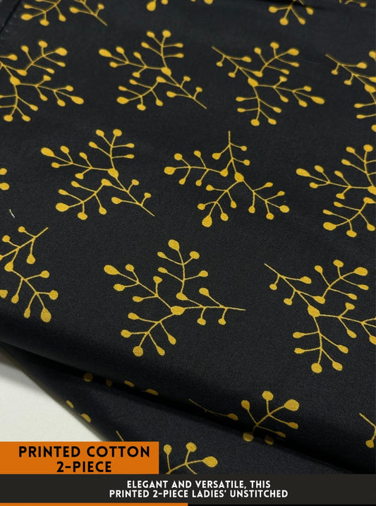 2Pc All Over Printed Cotton  Dress