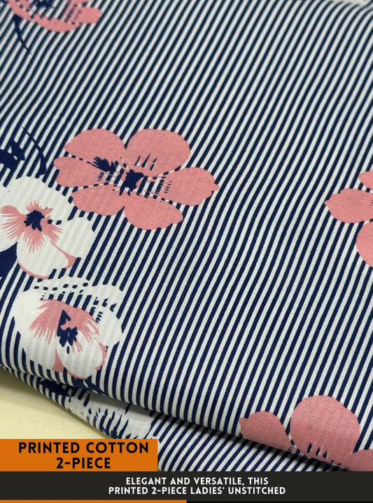 2Pc All Over Printed Cotton  Dress
