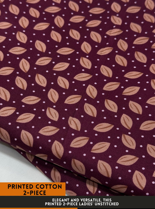 2Pc All Over Printed Cotton  Dress